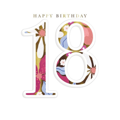 Picture of HAPPY 18TH BIRTHDAY CARD